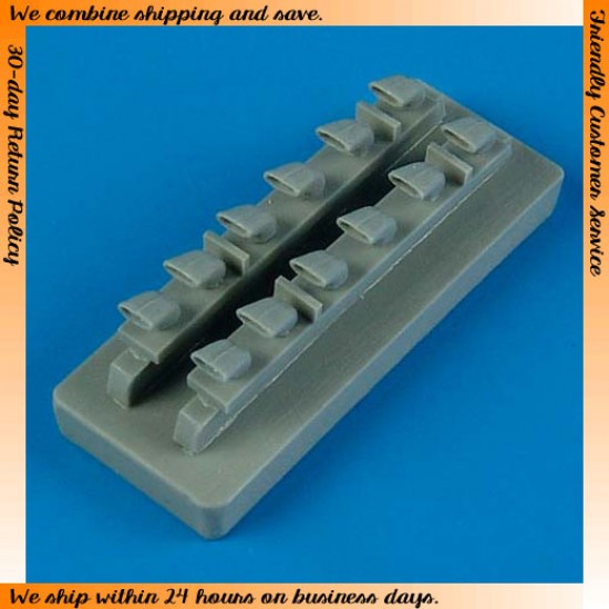 1/48 Focke-Wulf Ta 152C-0 Exhaust for HobbyBoss kits 