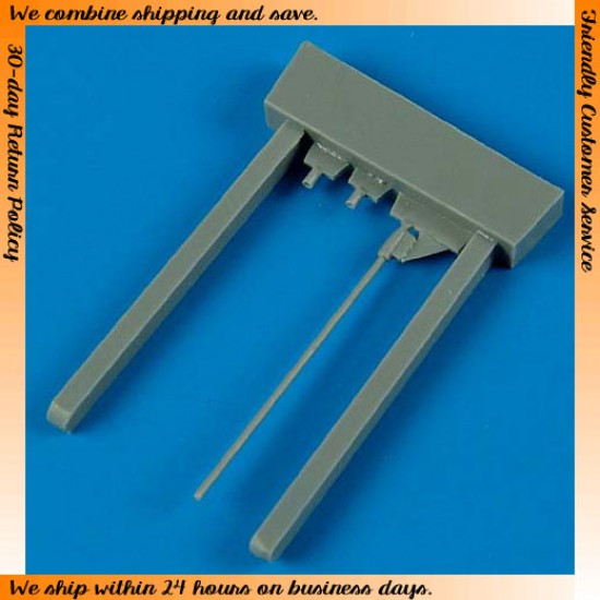1/48 Lavochkin La-5 Gun Barrels and Pitot Tube for Zvezda kits 