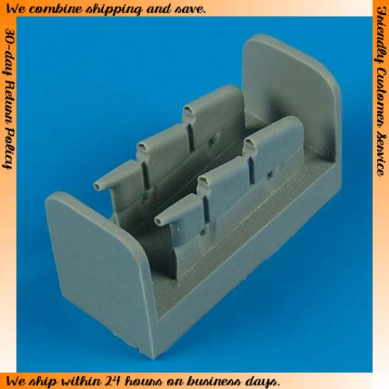 1/48 Supermarine Spitfire Mk.I/Mk.la/Mk.lla Exhaust - Oval for Airfix kits 