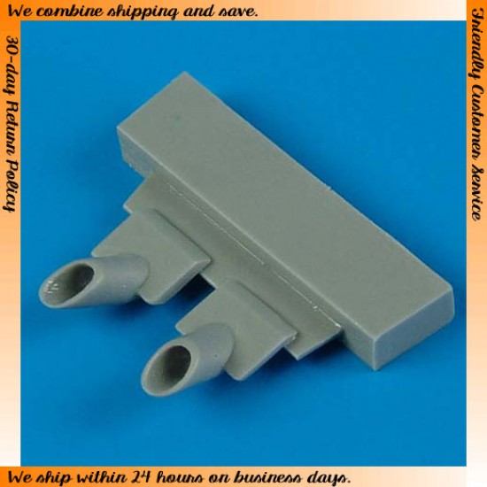 1/48 Vought SB2U Vindicator Exhaust for Accurate Miniatures kits 