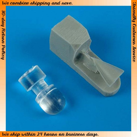 1/48 Mikoyan MiG-29 Fulcrum IR Sensor and Laser Range Finder for Academy kits 