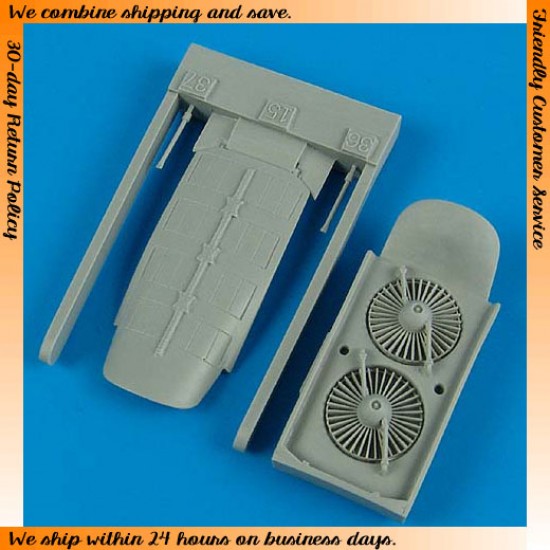 1/48 Yakovlev Yak-38 Forger Correct Vertical Engine & Cover for HobbyBoss kits 