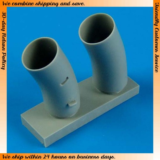 1/48 Hawker Sea Hawk FGA.6 Exhaust Nozzles for Trumpeter kits 