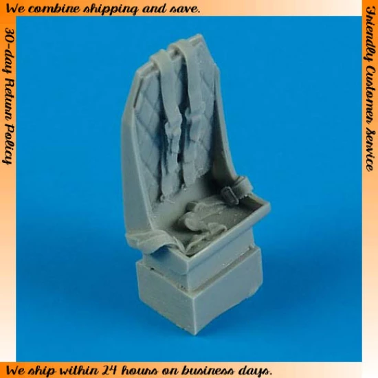1/48 Hawker Typhoon Mk.IB Seat with safety belts for Hasegawa kits 