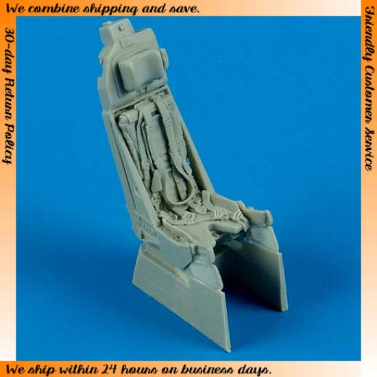 1/48 Saab J-35 Draken Seat with safety belts for Hasegawa kits 