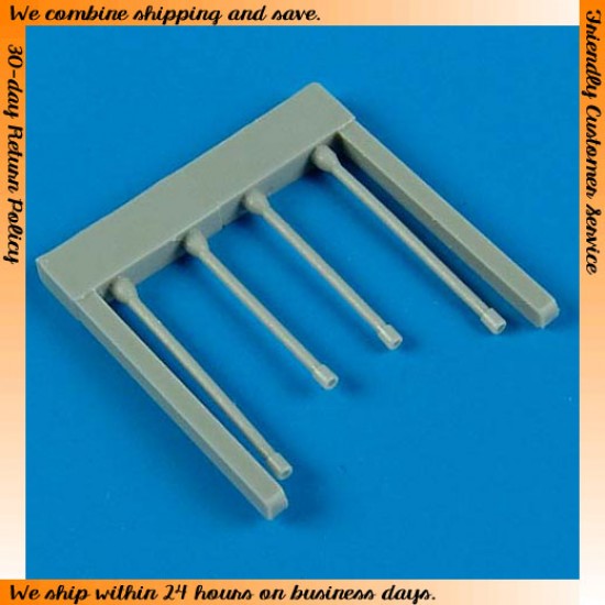 1/48 Grumman F8F-1B Bearcat Gun Barrels for HobbyBoss kits 