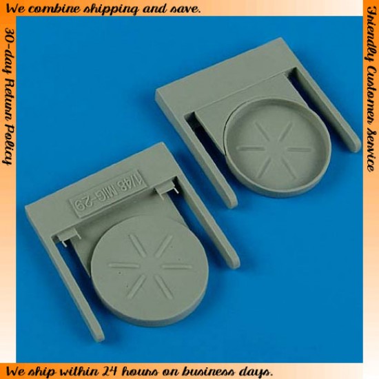 1/48 Mikoyan MiG-29A Fulcrum Exhaust Covers for Great Wall Hobby kits 