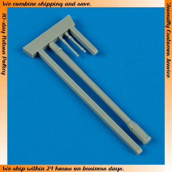 1/48 Messerschmitt Me 410B-2/U4 Gun Barrels for Meng Model kits 
