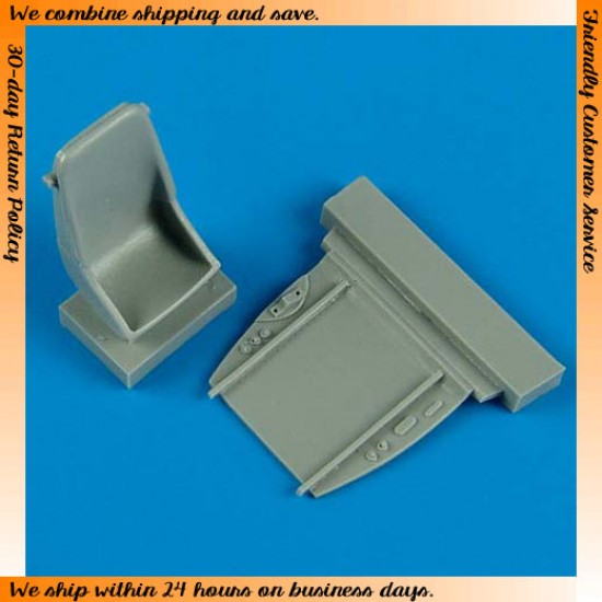 1/48 Messerschmitt Bf 109F - early Seat Conversion for Zvezda kits 