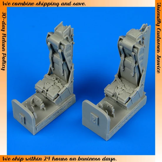 1/48 de Havilland Sea Vixen Ejection Seats with safety belts for Airfix kits 