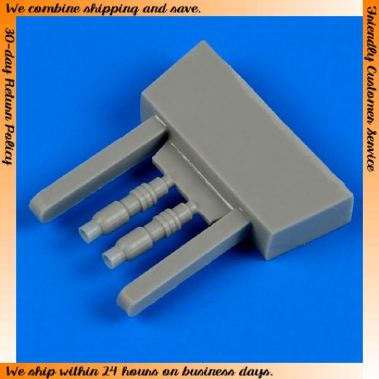 1/48 Sepecat Jaguar A/GR.1/GR.3 Gun Barrels for Kittyhawk Models kits 