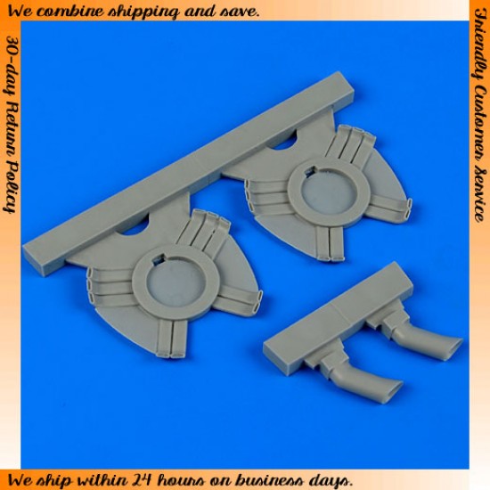 1/48 Kawasaki Ki-45 Nick Exhaust for Hasegawa kits 