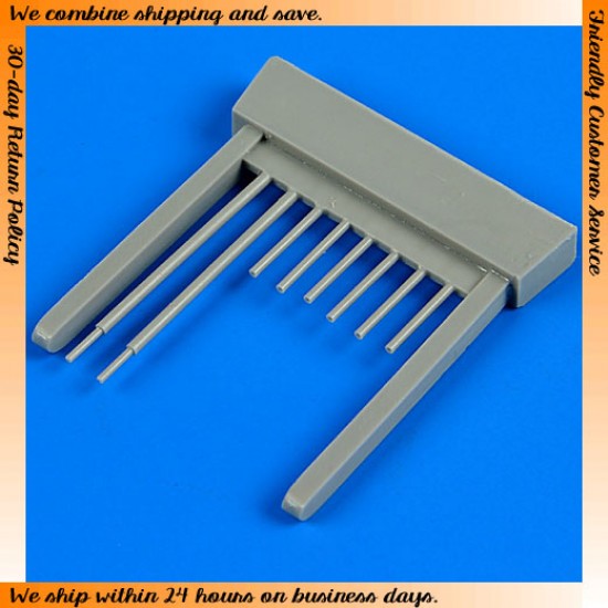 1/48 LaGG-3 series 7-11 Gun Barrels & Pitot Tube for ICM kits 