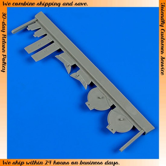 1/48 Kawanishi N1K1 Shiden Undercarriage Covers for Hasegawa kits 