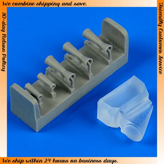 1/48 Polikarpov U-2/Po-2 Landing Light and Venturi Tubes for ICM kit