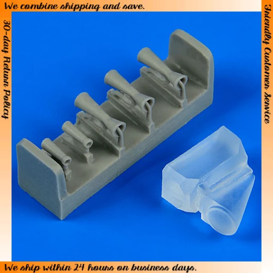 1/48 Polikarpov U-2/Po-2 Landing Light and Venturi Tubes for ICM kit