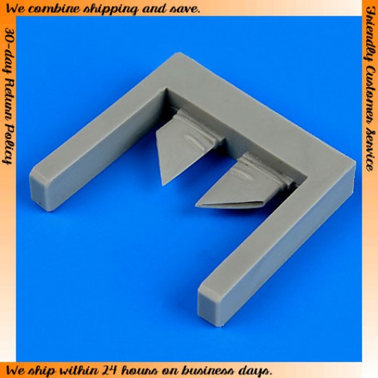 1/48 McDonnell F-101A/C Voodoo Fuel Vents for KittyHawk kit