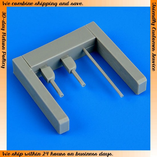 1/48 Polikarpov I-16 Gun Barrels and Pitot Tube for Eduard kit