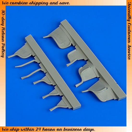 1/48 Lavochkin La-5FN Exhaust for Zvezda kit