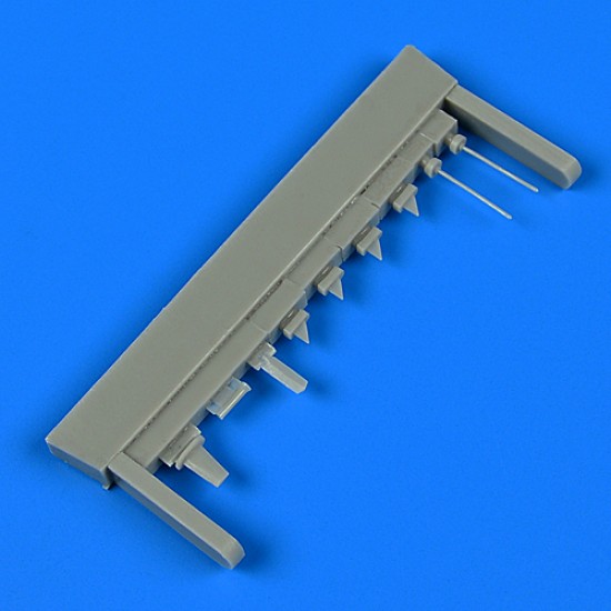 1/48 de Havilland Sea Vixen Faw.2 Antennas for Airfix kit