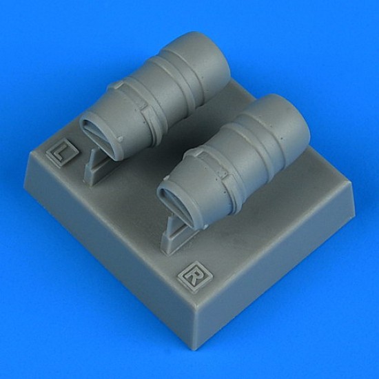 1/48 Macchi Mc.205 Veltro Oil Radiators for Hasegawa kits