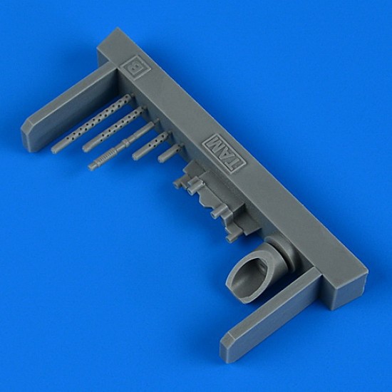 1/48 P-38F/G Lightning Gun Barrels Type B for Tamiya kits