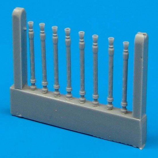 1/72 Avro Lancaster Mk.I/III Gun Barrels with oval perforation for Hasegawa kits 
