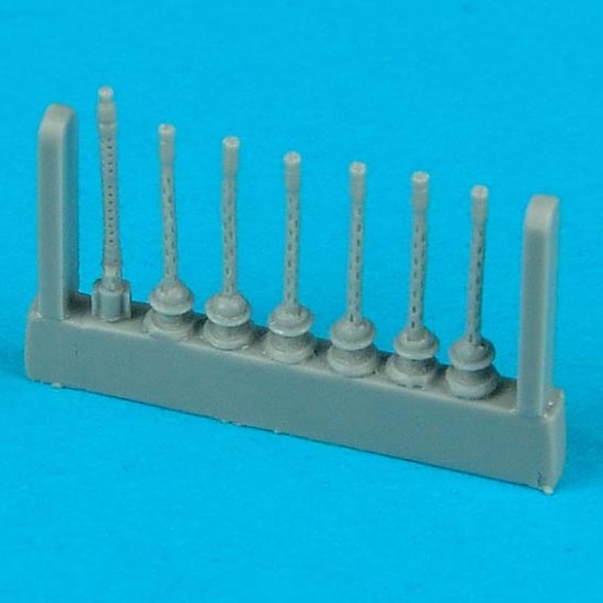 1/72 Heinkel He 111H-6 Gun Barrels - late version for Hasegawa kits 
