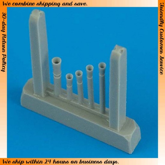 1/72 Lockheed P-38M Lightning Gun Barrels for Dragon kits 