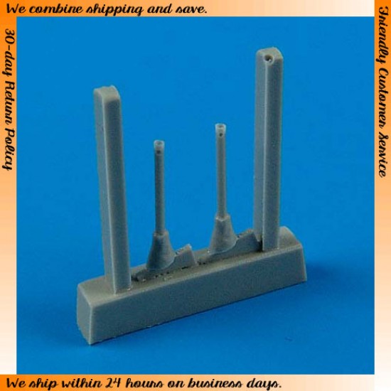 1/72 Junkers Ju 88G-6/G-1 Gun Barrels for Hasegawa kits 