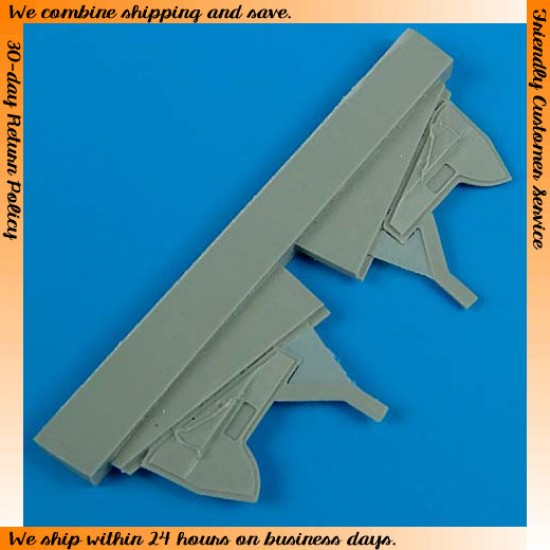 1/72 Hawker Hurricane Mk.I/Mk.II Undercarriage Covers for Hasegawa kits 
