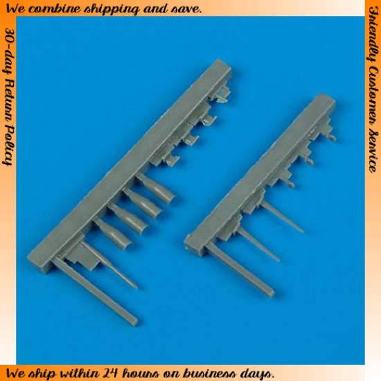 1/72 Mikoyan MiG-29A Sensing Units for Italeri kits 