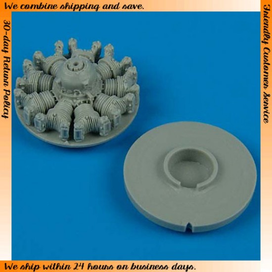 1/72 Douglas SBD Dauntless Engine for Hasegawa kits QuickBoost 72222