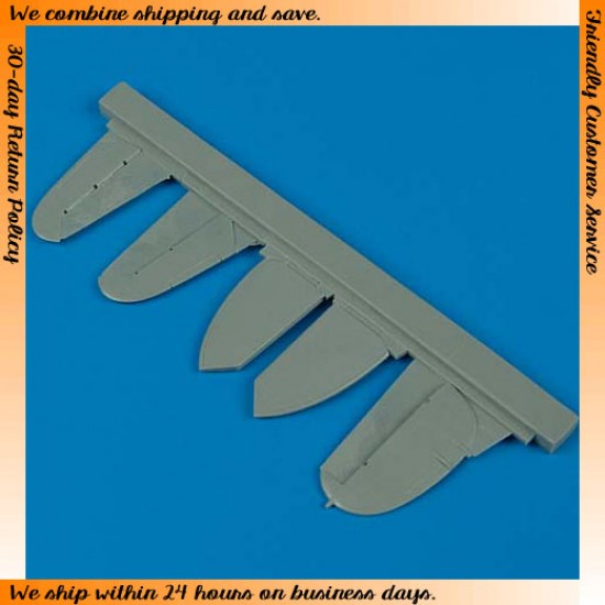 1/72 Supermarine Spitfire Mk.I/V Control Surfaces for Tamiya kits 
