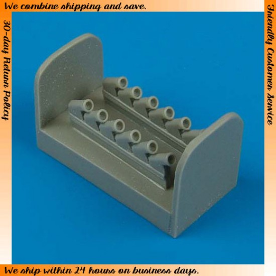 1/72 Supermarine Spitfire PR Mk.XIX Exhaust for Airfix kits 