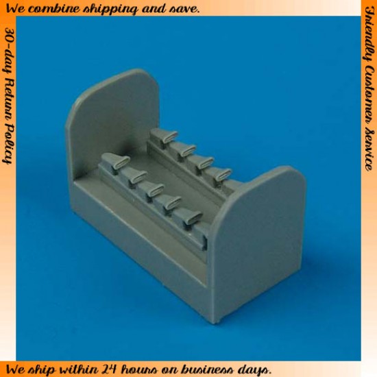 1/72 Supermarine Spitfire Mk.XIV Exhaust - Fishtail for Academy kits 
