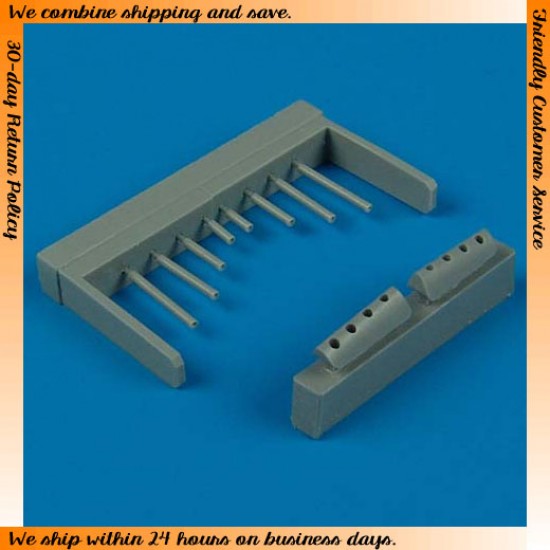 1/72 Republic P-47D Thunderbolt Gun Barrels for Tamiya kits 