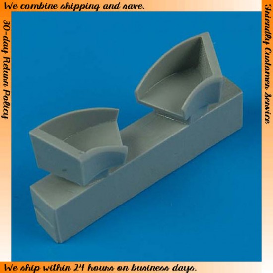 1/72 Republic P-47D Thunderbolt Intercooler Exhaust for Tamiya kits