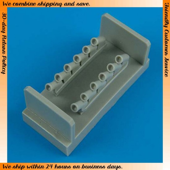 1/72 Supermarine Spitfire Mk.IX Exhaust - round for Airfix kits