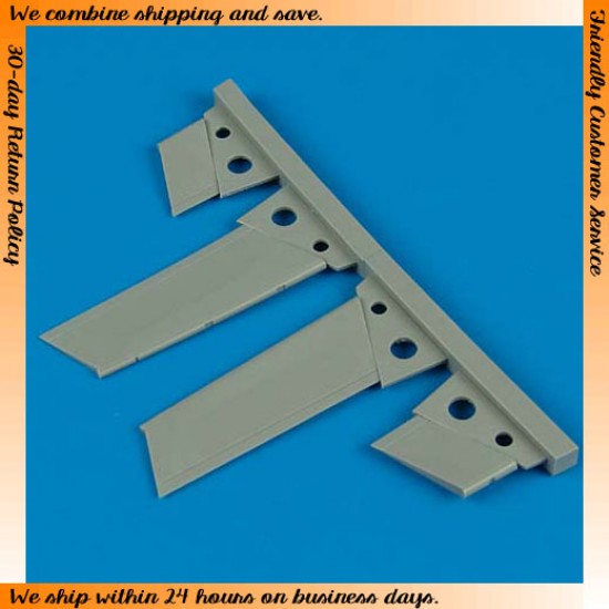 1/72 Vought F-8 Crusader Flaps for Academy kits 