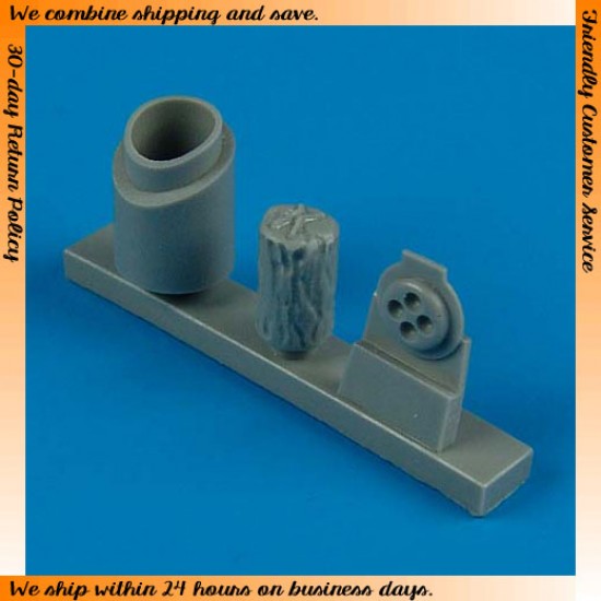 1/72 Douglas SBD Dauntless Life Raft Container for Hasegawa kit