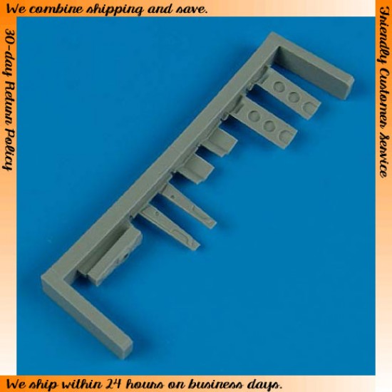 1/72 P-40 Warhawk Undercarriage Covers for Academy kit
