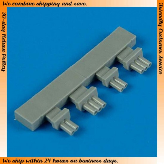1/72 Grumman F6F-3/F6F-5 Hellcat Exhaust for Eduard kits