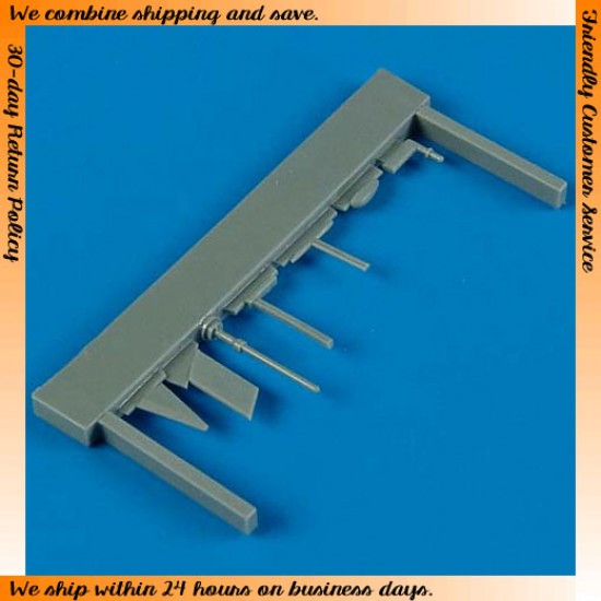 1/72 Grumman F9F-2 Panther Pitot Tube, Antennas for HobbyBoss kits
