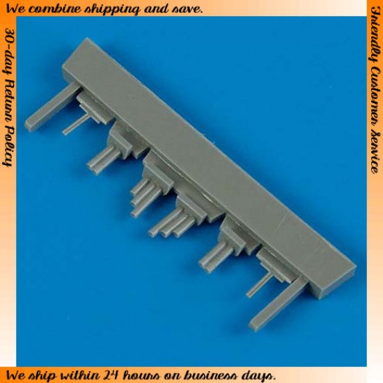 1/72 Grumman F6F-3N/F6F-5N Hellcat Night Exhaust, Antennas for Eduard kits 