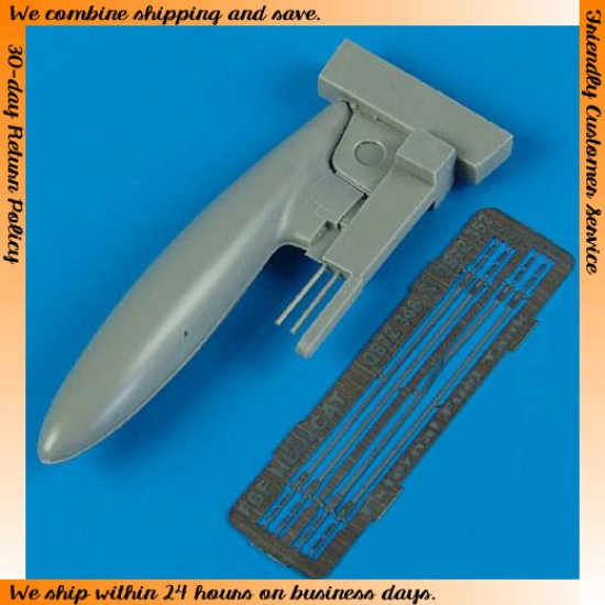 1/72 Grumman F6F-3/F6F-5 Hellcat External Fuel Tank for Eduard kits 