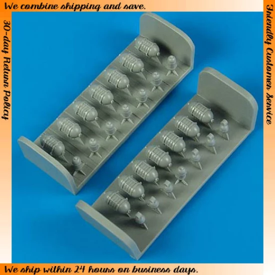 1/72 Boeing B-17 Flying Fortress Oxygen Cylinders for Academy /Airfix /Hasegawa /Revell