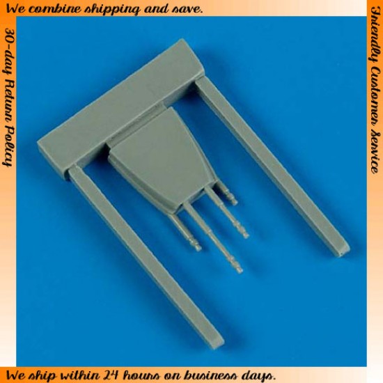 1/72 Messerschmitt Bf 110E Gun Barrels for Eduard kits