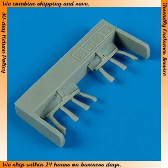 1/72 Mitsubishi A6M5 Zero Exhaust for Tamiya kits 
