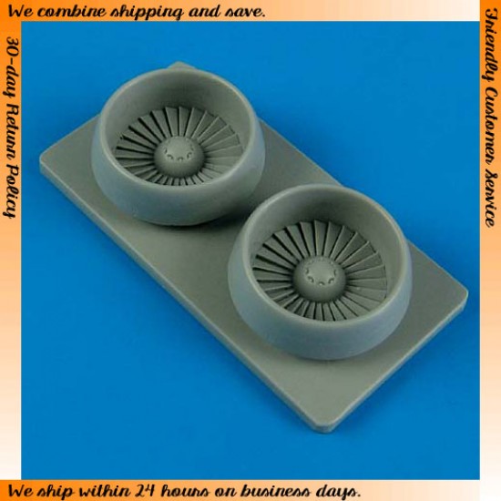 1/72 Fairchild A-10A Thunderbolt II Correct Fan Blades for HobbyBoss kits 